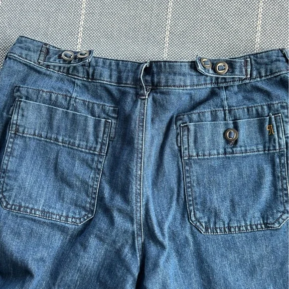 Pilcro/Anthropologie VERY Wide Leg Jeans Sz 31 - Picture 4 of 9